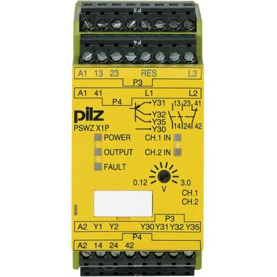 Pilz PSWZ X1P - Sicherheitsüberwachungsrelais - 24-240VAC/DC Pilz PSWZ X1P - Sicherheitsüberwachungsrelais - 24-240VAC/DC