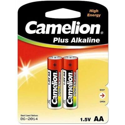 Camelion Plus Alkaline LR6 AA 2 Stück (2 Stk., AA, 2700 mAh), Batterien + Akkus Camelion Plus Alkaline LR6 AA 2 Stück (2 Stk., AA, 2700 mAh), Batterien + Akkus
