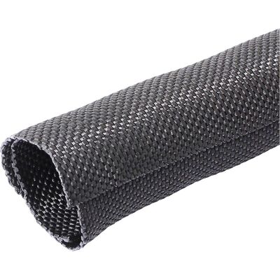 Quadrios, Kabeleinziehsystem, 23CA193 23CA193 Geflechtschlauch Schwarz Polyester 8 bis 9 mm Meterware Quadrios, Kabeleinziehsystem, 23CA193 23CA193 Geflechtschlauch Schwarz Polyester 8 bis 9 mm Meterware