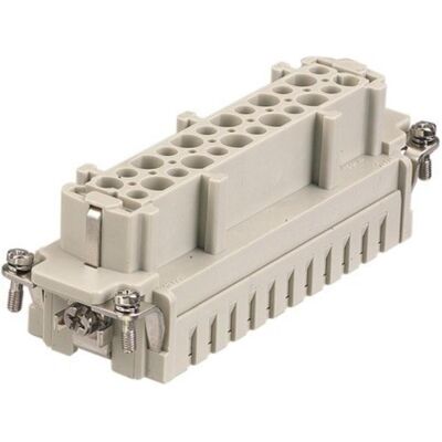 Harting Buchseneinsatz, Elektronikkabel + Stecker, Grau Harting Buchseneinsatz, Elektronikkabel + Stecker, Grau
