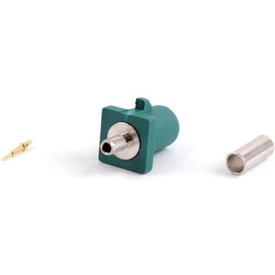 Varia FAKRA-Stecker Typ Z für RG174 Kabel, Crimp Version, Elektronikkabel + Stecker Varia FAKRA-Stecker Typ Z für RG174 Kabel, Crimp Version, Elektronikkabel + Stecker