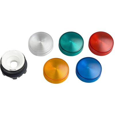 Schneider Electric Leuchtmelder 5 Farben, Schalter + Taster, Mehrfarbig Schneider Electric Leuchtmelder 5 Farben, Schalter + Taster, Mehrfarbig
