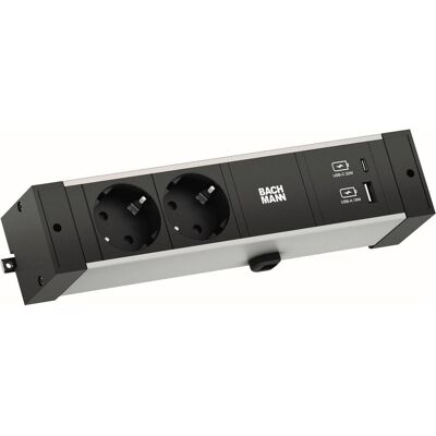 Bachmann, Steckdosenleiste, 941301 (2x, CEE 7/3, 2 m) Bachmann, Steckdosenleiste, 941301 (2x, CEE 7/3, 2 m)