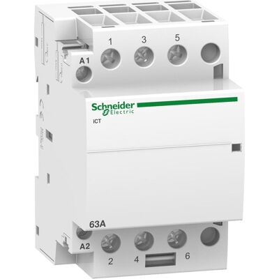 Schneider Electric SE A9C20663 Inst.Schütz iCT 3S 63A 220-240VAC 60HZ, Relais Schneider Electric SE A9C20663 Inst.Schütz iCT 3S 63A 220-240VAC 60HZ, Relais
