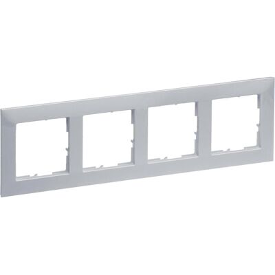 Legrand, Zubehör Schalterprogramm, SEANO 4-fach Rahmen, Thermoplast, Halogenfrei Legrand, Zubehör Schalterprogramm, SEANO 4-fach Rahmen, Thermoplast, Halogenfrei