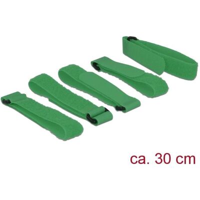 Delock, Kabelbinder, Kabelbinder (Klettkabelbinder, 300 mm, 5 Stk.) Delock, Kabelbinder, Kabelbinder (Klettkabelbinder, 300 mm, 5 Stk.)