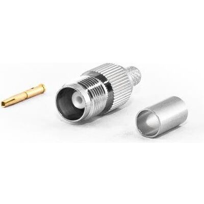 Varia TNC-Buchse für H155 Kabel, Crimp Version, Elektronikkabel + Stecker Varia TNC-Buchse für H155 Kabel, Crimp Version, Elektronikkabel + Stecker