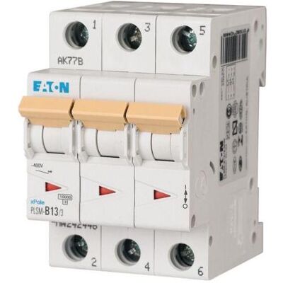 Eaton, Schutzschalter, Leitungsschutzschalter, 13 A, 3p, 242446 Eaton, Schutzschalter, Leitungsschutzschalter, 13 A, 3p, 242446