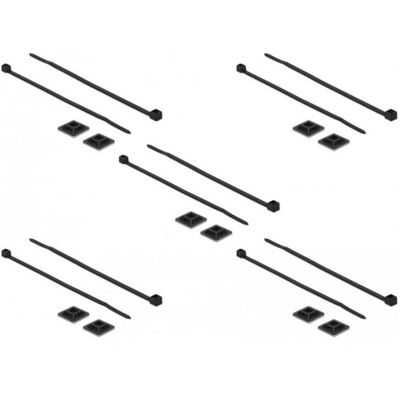 Navilock, Kabelbinder, Delock Befestigungssockel 20 x 20 mm mit Kabelbinder L 200 x B 2,5 mm schwarz (20 mm, 10 Stk.) Navilock, Kabelbinder, Delock Befestigungssockel 20 x 20 mm mit Kabelbinder L 200 x B 2,5 mm schwarz (20 mm, 10 Stk.)