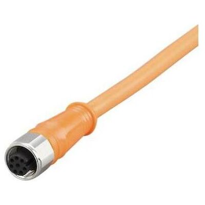 IFM E12344, Elektronikkabel + Stecker, Schwarz IFM E12344, Elektronikkabel + Stecker, Schwarz