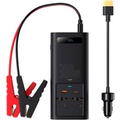 Baseus, Spannungswandler, IGBT Power Inverter 300W (220V CN/EU ) Black Baseus, Spannungswandler, IGBT Power Inverter 300W (220V CN/EU ) Black