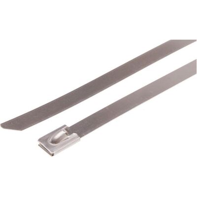RS PRO, Kabelbinder, Roller ball tie S/S Uncoated 680x7.9 (Metallkabelbinder, 680 mm, 100 Stk.) RS PRO, Kabelbinder, Roller ball tie S/S Uncoated 680x7.9 (Metallkabelbinder, 680 mm, 100 Stk.)