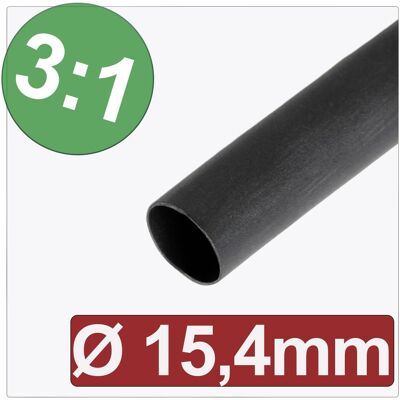 Quadrios, Schrumpfschlauch, 24CA290 Schrumpfschlauch mit Kleber Schwarz 15.40 mm 5.13 mm Schrumpfra Quadrios, Schrumpfschlauch, 24CA290 Schrumpfschlauch mit Kleber Schwarz 15.40 mm 5.13 mm Schrumpfra