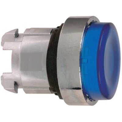 Schneider Electric Leuchttaster blau rund 22mm IP66, Schalter + Taster, Blau, Silber Schneider Electric Leuchttaster blau rund 22mm IP66, Schalter + Taster, Blau, Silber