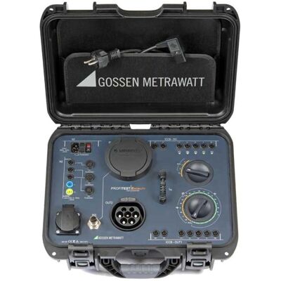 Gossen GOSS PROFiTEST EMOBILITY Prüfadapter zum Prüfen von 1- / 3-phasig Ladekabeln Mod (Kabel), Elektronikzubehör + Gehäuse, Schwarz Gossen GOSS PROFiTEST EMOBILITY Prüfadapter zum Prüfen von 1- / 3-phasig Ladekabeln Mod (Kabel), Elektronikzubehör + Gehäuse, Schwarz