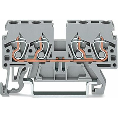 Wago Terminal 4 conductor block 2.5mm grey-NO, Elektronikzubehör + Gehäuse, Grau Wago Terminal 4 conductor block 2.5mm grey-NO, Elektronikzubehör + Gehäuse, Grau