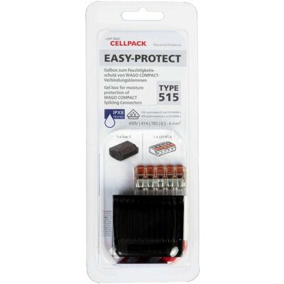 CellPack EASY-PROTECT 515 Gelbox für Verbindungsklemmen - IPX8 wasserdicht CellPack EASY-PROTECT 515 Gelbox für Verbindungsklemmen - IPX8 wasserdicht