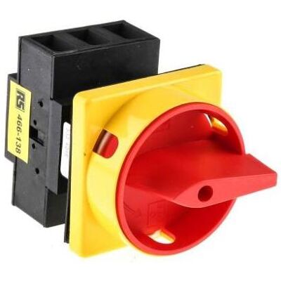 RS PRO, Systemstromversorgung, Trennschalter 63A 3-polig Frontplatte RS PRO, Systemstromversorgung, Trennschalter 63A 3-polig Frontplatte