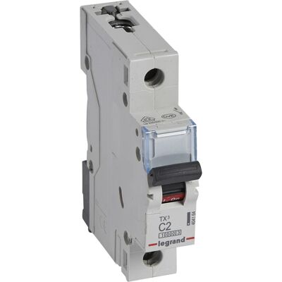 Legrand, Schutzschalter, Leistungsschalter 1P C 2A 10kA AC S311 TX3 (404164) Legrand, Schutzschalter, Leistungsschalter 1P C 2A 10kA AC S311 TX3 (404164)