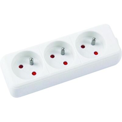 Office Products, Steckdosenleiste, Verlängerungskabel, 3 Steckdosen, 5 m, mit Erdung, weiss (3x, 5 m) Office Products, Steckdosenleiste, Verlängerungskabel, 3 Steckdosen, 5 m, mit Erdung, weiss (3x, 5 m)