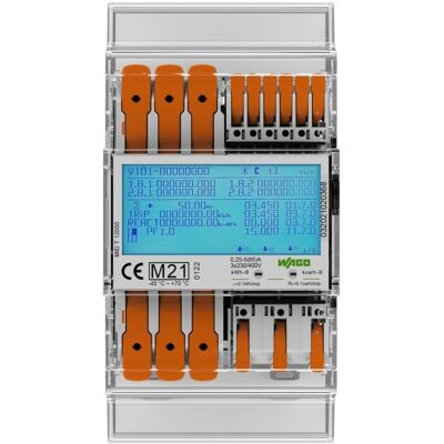 Wago Energiezähler 879-3020 - Wirkleistung, Blindleistung, 3-Phasen Wago Energiezähler 879-3020 - Wirkleistung, Blindleistung, 3-Phasen