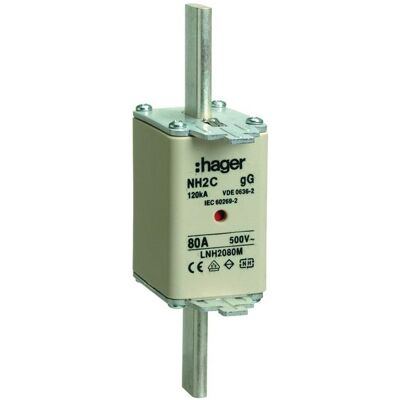 Hager, Sicherung, LNH2080M (80 A) Hager, Sicherung, LNH2080M (80 A)