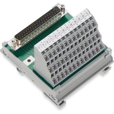 Wago Übergabemodul Sub-Min-D (Diverse), Elektronikzubehör + Gehäuse, Grau Wago Übergabemodul Sub-Min-D (Diverse), Elektronikzubehör + Gehäuse, Grau