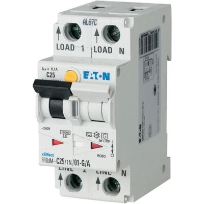 Eaton FRBDM-B16/1N/003-G/A - Fehlerstromschutzschalter - 16A, 240V, IP20 Eaton FRBDM-B16/1N/003-G/A - Fehlerstromschutzschalter - 16A, 240V, IP20
