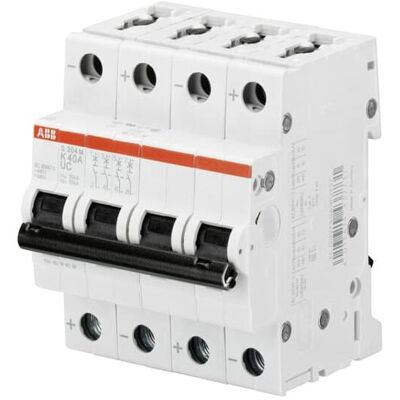 ABB, Schutzschalter, LS S204M-Z6UC Sicherungsautomat Z-Char., 10kA, 6A, 4P ABB, Schutzschalter, LS S204M-Z6UC Sicherungsautomat Z-Char., 10kA, 6A, 4P