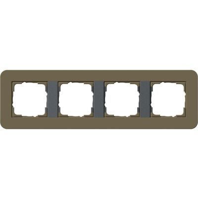 GIRA 0214426 - Abdeckrahmen 4-fach Anthrazit - Abdeckrahmen GIRA 0214426 - Abdeckrahmen 4-fach Anthrazit - Abdeckrahmen
