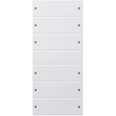 Gira, Zubehör Schalterprogramm, Wippenset 6f (3+3) System 55 Reinweiss 218627 Gira, Zubehör Schalterprogramm, Wippenset 6f (3+3) System 55 Reinweiss 218627