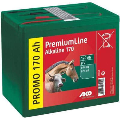 AKO Alkaline Trockenbatterie für Weidezaungeräte, 9V / 170 Ah (1 Stk., 9V Block), Batterien + Akkus AKO Alkaline Trockenbatterie für Weidezaungeräte, 9V / 170 Ah (1 Stk., 9V Block), Batterien + Akkus