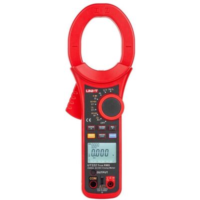Uni-T, Multimeter, 2500A AC/DC-Stromzange Modell UT222 (Zangenstrommesser) Uni-T, Multimeter, 2500A AC/DC-Stromzange Modell UT222 (Zangenstrommesser)