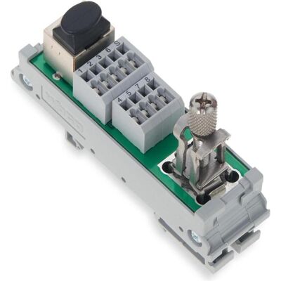 Wago Übergabebaustein für Ethernet RJ-45 289-175 (Netzwerk Kupplung), Zubehör Netzwerk Wago Übergabebaustein für Ethernet RJ-45 289-175 (Netzwerk Kupplung), Zubehör Netzwerk