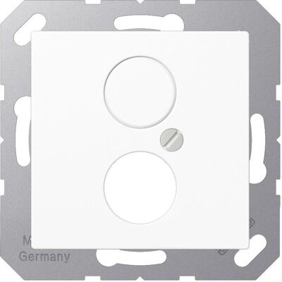 JUNG, Zubehör Schalterprogramm, Zentralplatte LS 1f A aws glz Schraubbef A562-1BFWW JUNG, Zubehör Schalterprogramm, Zentralplatte LS 1f A aws glz Schraubbef A562-1BFWW