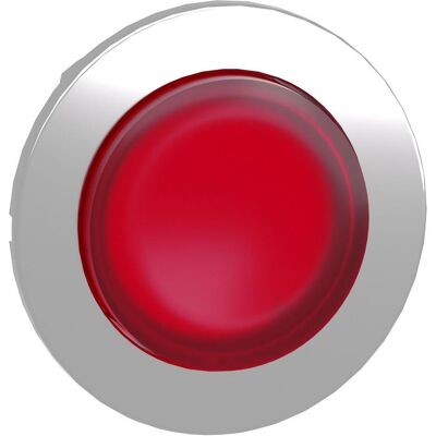 Schneider Electric Frontelement für Leuchtdrucktaster ZB4F ZB4FH43, Schalter + Taster, Rot, Silber Schneider Electric Frontelement für Leuchtdrucktaster ZB4F ZB4FH43, Schalter + Taster, Rot, Silber