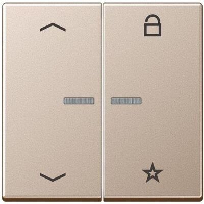 JUNG FMA1701PCH, Schalter + Taster, Beige JUNG FMA1701PCH, Schalter + Taster, Beige