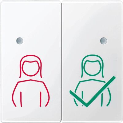 Merten, Zubehör Schalterprogramm, Klinik Tastfläche 2f polw System M ZP MEG4842-0319 Merten, Zubehör Schalterprogramm, Klinik Tastfläche 2f polw System M ZP MEG4842-0319