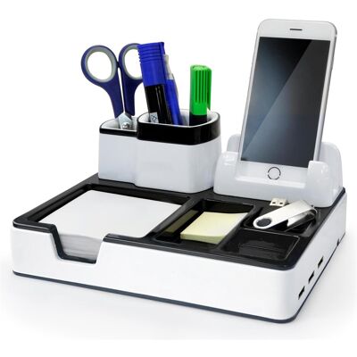 Magni, Schreibtisch Accessoire, Desk Organizer 3 USB Lade-Anschlüsse Magni, Schreibtisch Accessoire, Desk Organizer 3 USB Lade-Anschlüsse