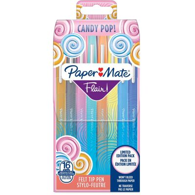 Paper Mate, Schreibstifte, Flair Candy Pop (16x) Paper Mate, Schreibstifte, Flair Candy Pop (16x)