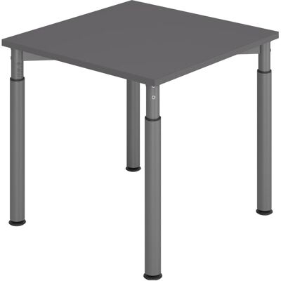 Hammerbacher YS08 Höhenverstellbarer Schreibtisch - Quadrat 80x80 cm Hammerbacher YS08 Höhenverstellbarer Schreibtisch - Quadrat 80x80 cm
