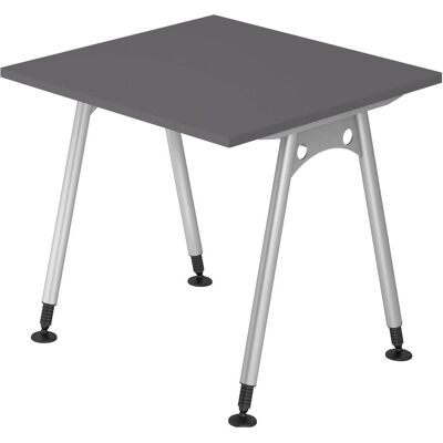 HAMMERBACHER A08 Höhenverstellbarer Quadrat-Schreibtisch - Büromöbel HAMMERBACHER A08 Höhenverstellbarer Quadrat-Schreibtisch - Büromöbel