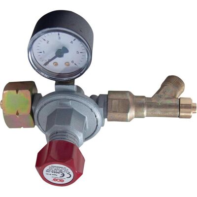 Magni, Zubehör Druckluftwerkzeug, Regler für Propanflaschen 5/11/33kg mit Manometer Gasdruck 0,5-4bar GCE Magni, Zubehör Druckluftwerkzeug, Regler für Propanflaschen 5/11/33kg mit Manometer Gasdruck 0,5-4bar GCE