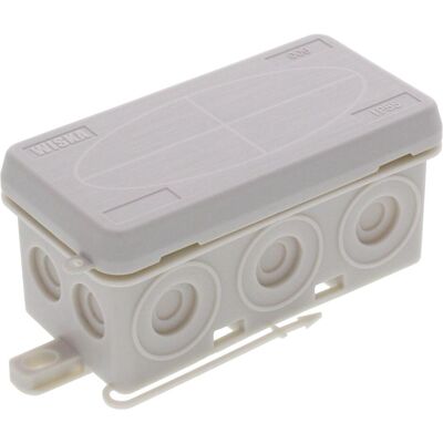 Wiska, Abzweigdose, Abzweigkasten KA 006 LG KA 006 LG 86x44x41mm IP 55 Unverlierbarer Deckel Wiska, Abzweigdose, Abzweigkasten KA 006 LG KA 006 LG 86x44x41mm IP 55 Unverlierbarer Deckel