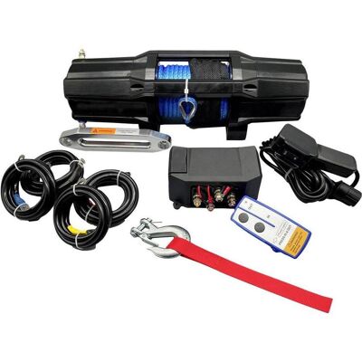Berger & Schröter, Seilzug + Werkstattkran, Profi-Seilwinde 12 V, 2727 kg, 2.57 kW, Synthetikseil Berger & Schröter, Seilzug + Werkstattkran, Profi-Seilwinde 12 V, 2727 kg, 2.57 kW, Synthetikseil