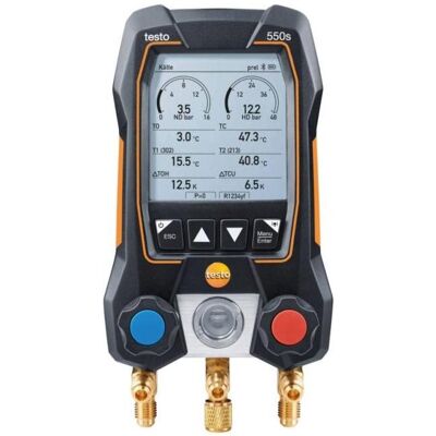 Testo, Detektor, 550s Set e digitale Monteurhilfe mit kabellosen Zangen Temperaturfühlern (Schadstoff Messgerät) Testo, Detektor, 550s Set e digitale Monteurhilfe mit kabellosen Zangen Temperaturfühlern (Schadstoff Messgerät)