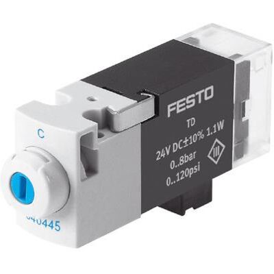 Festo, Ventil, MHA1-M1LH-3/2G-0,6-PI 540445 Magnetventil Festo, Ventil, MHA1-M1LH-3/2G-0,6-PI 540445 Magnetventil