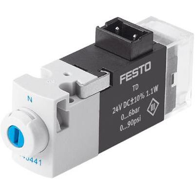 Festo, Ventil, MHA1-M1LH-3/2G-0,6-TC 540444 Magnetventil Festo, Ventil, MHA1-M1LH-3/2G-0,6-TC 540444 Magnetventil