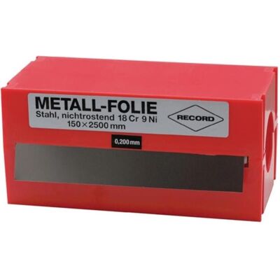 HP Autozubehör, Messlehre, Metallfolie Dicke 0,100 mm Edelstahl 1.4301 Länge 2500 mm Breite 150 mm HP Autozubehör, Messlehre, Metallfolie Dicke 0,100 mm Edelstahl 1.4301 Länge 2500 mm Breite 150 mm