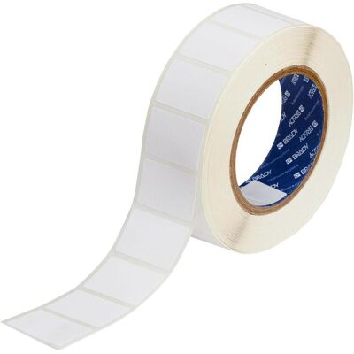 Brady, Etikettenrolle, J40-235-2475, Inkjet Polyester Folie, Weiss, matt, 38.10 x 25.40 mm, permanent (750 E.) (43.18 mm) Brady, Etikettenrolle, J40-235-2475, Inkjet Polyester Folie, Weiss, matt, 38.10 x 25.40 mm, permanent (750 E.) (43.18 mm)